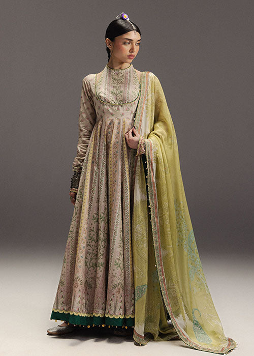 Zara Shahjahan Anarkali Lawn Collection 2026 - Hoorain-D8